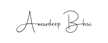 How to make Amardeep Bhai name signature. Use Andilay-7BmLP style for creating short signs online. This is the latest handwritten sign. Amardeep Bhai signature style 4 images and pictures png