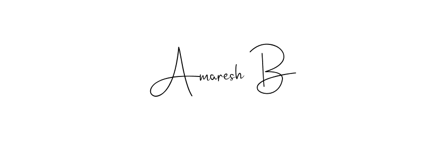 How to make Amaresh B signature? Andilay-7BmLP is a professional autograph style. Create handwritten signature for Amaresh B name. Amaresh B signature style 4 images and pictures png