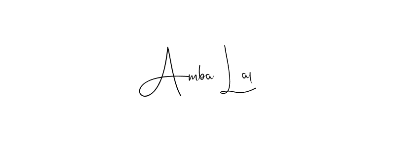 if you are searching for the best signature style for your name Amba Lal. so please give up your signature search. here we have designed multiple signature styles  using Andilay-7BmLP. Amba Lal signature style 4 images and pictures png
