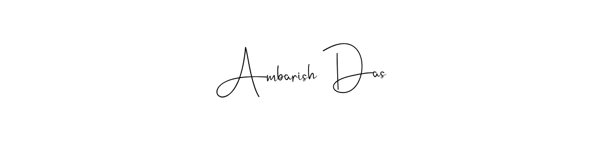 Design your own signature with our free online signature maker. With this signature software, you can create a handwritten (Andilay-7BmLP) signature for name Ambarish Das. Ambarish Das signature style 4 images and pictures png