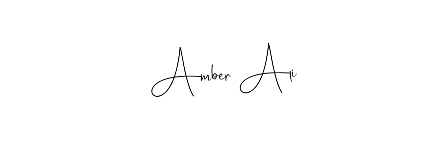 Use a signature maker to create a handwritten signature online. With this signature software, you can design (Andilay-7BmLP) your own signature for name Amber Ali. Amber Ali signature style 4 images and pictures png