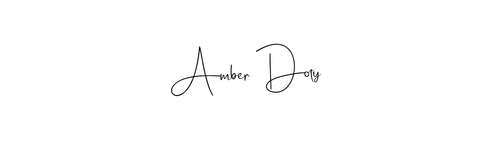 You should practise on your own different ways (Andilay-7BmLP) to write your name (Amber Doty) in signature. don't let someone else do it for you. Amber Doty signature style 4 images and pictures png