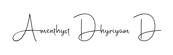 Stand out with a creative autograph for Amenthyst Dhyriyam D. The Andilay-7BmLP styling blends modern aesthetics with classic signature flourishes. Amenthyst Dhyriyam D signature style 4 images and pictures png