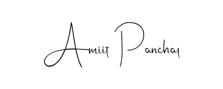Enhance your business communications with Amiit Panchal signature in Andilay-7BmLP lettering. Clean, modern, and universally compatible. Amiit Panchal signature style 4 images and pictures png