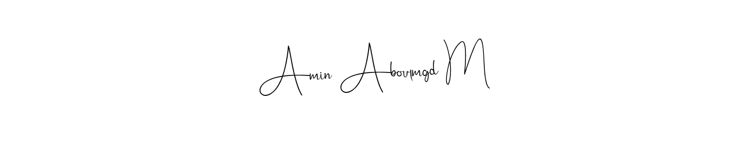 The best way (Andilay-7BmLP) to make a short signature is to pick only two or three words in your name. The name Amin Aboulmgd M include a total of six letters. For converting this name. Amin Aboulmgd M signature style 4 images and pictures png