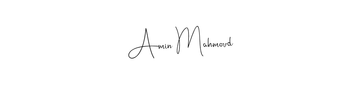 Amin Mahmoud stylish signature style. Best Handwritten Sign (Andilay-7BmLP) for my name. Handwritten Signature Collection Ideas for my name Amin Mahmoud. Amin Mahmoud signature style 4 images and pictures png