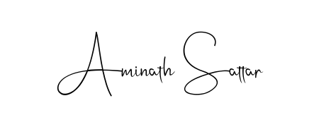 A stylish, flowing autograph style designed for name Aminath Sattar using Andilay-7BmLP typography. Perfect for digital creative projects. Aminath Sattar signature style 4 images and pictures png