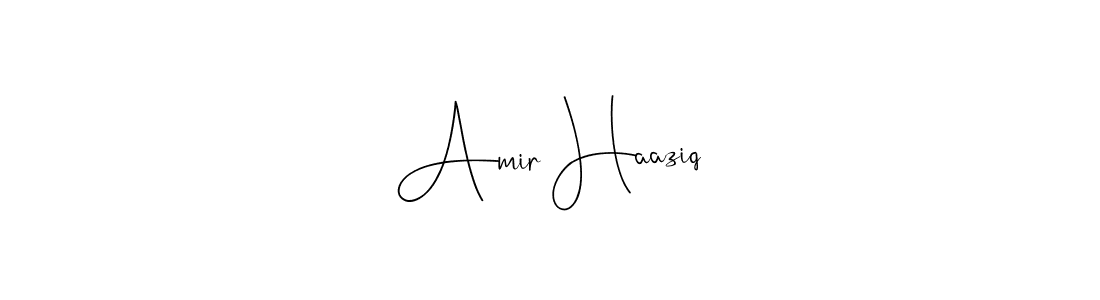 Amir Haaziq stylish signature style. Best Handwritten Sign (Andilay-7BmLP) for my name. Handwritten Signature Collection Ideas for my name Amir Haaziq. Amir Haaziq signature style 4 images and pictures png