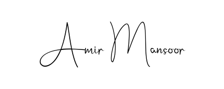 Download transparent PNG signature for name Amir Mansoor styled with Andilay-7BmLP font. Ready to paste directly into PDF and Word agreements. Amir Mansoor signature style 4 images and pictures png