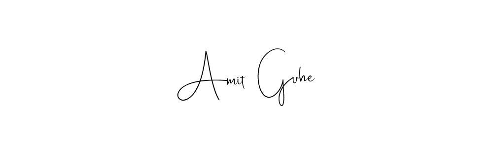 Amit  Guhe stylish signature style. Best Handwritten Sign (Andilay-7BmLP) for my name. Handwritten Signature Collection Ideas for my name Amit  Guhe. Amit  Guhe signature style 4 images and pictures png