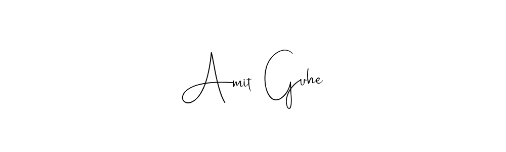 Use a signature maker to create a handwritten signature online. With this signature software, you can design (Andilay-7BmLP) your own signature for name Amit  Guhe. Amit  Guhe signature style 4 images and pictures png