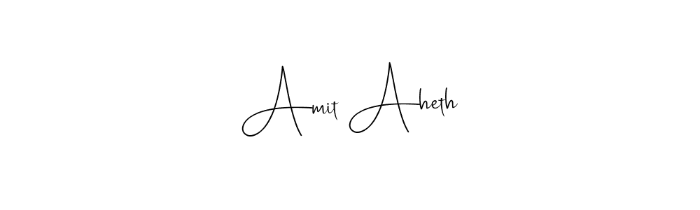 Use a signature maker to create a handwritten signature online. With this signature software, you can design (Andilay-7BmLP) your own signature for name Amit Aheth. Amit Aheth signature style 4 images and pictures png