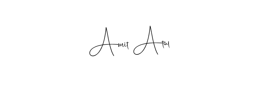 Also You can easily find your signature by using the search form. We will create Amit Atal name handwritten signature images for you free of cost using Andilay-7BmLP sign style. Amit Atal signature style 4 images and pictures png