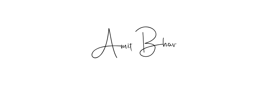 Design your own signature with our free online signature maker. With this signature software, you can create a handwritten (Andilay-7BmLP) signature for name Amit Bhav. Amit Bhav signature style 4 images and pictures png