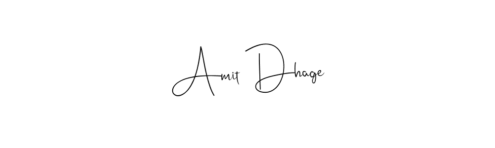 Create a beautiful signature design for name Amit Dhage. With this signature (Andilay-7BmLP) fonts, you can make a handwritten signature for free. Amit Dhage signature style 4 images and pictures png