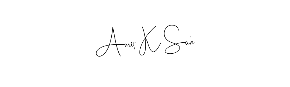 Andilay-7BmLP is a professional signature style that is perfect for those who want to add a touch of class to their signature. It is also a great choice for those who want to make their signature more unique. Get Amit K Sah name to fancy signature for free. Amit K Sah signature style 4 images and pictures png