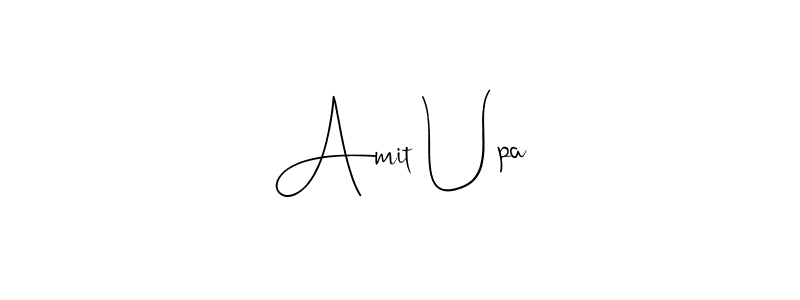 You should practise on your own different ways (Andilay-7BmLP) to write your name (Amit Upa) in signature. don't let someone else do it for you. Amit Upa signature style 4 images and pictures png