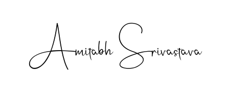 The best way (Andilay-7BmLP) to make a short signature is to pick only two or three words in your name. For converting this name Amitabh Srivastava. Amitabh Srivastava signature style 4 images and pictures png