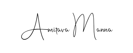 The Andilay-7BmLP font transforms the name Amitava Manna into an executive sign with sharp precision and distinguished character. Amitava Manna signature style 4 images and pictures png