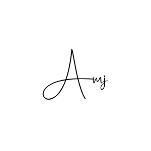 How to make Amj name signature. Use Andilay-7BmLP style for creating short signs online. This is the latest handwritten sign. Amj signature style 4 images and pictures png