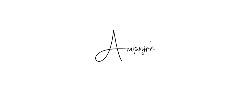 How to Draw Amlanjrh signature style? Andilay-7BmLP is a latest design signature styles for name Amlanjrh. Amlanjrh signature style 4 images and pictures png