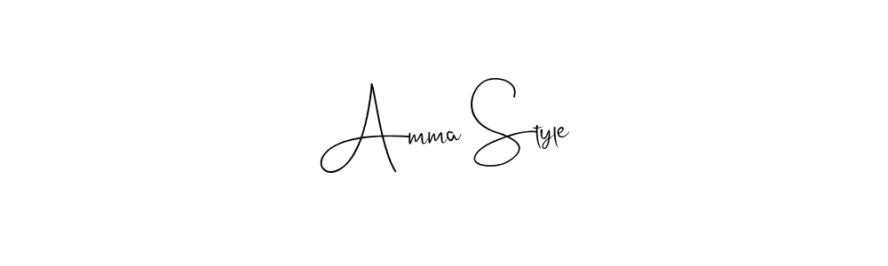 How to make Amma Style signature? Andilay-7BmLP is a professional autograph style. Create handwritten signature for Amma Style name. Amma Style signature style 4 images and pictures png