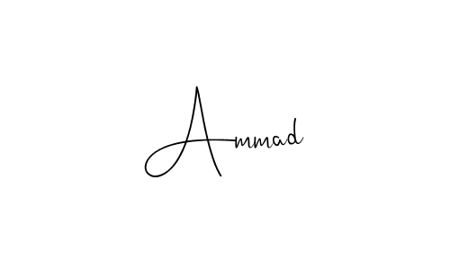 Make a beautiful signature design for name Ammad. With this signature (Andilay-7BmLP) style, you can create a handwritten signature for free. Ammad signature style 4 images and pictures png