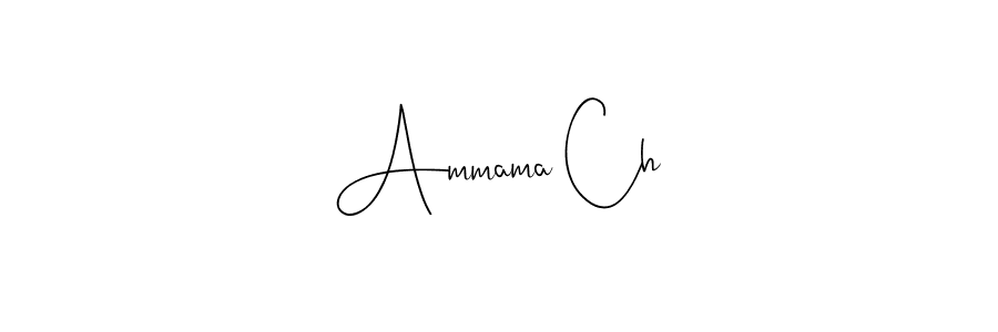 if you are searching for the best signature style for your name Ammama Ch. so please give up your signature search. here we have designed multiple signature styles  using Andilay-7BmLP. Ammama Ch signature style 4 images and pictures png