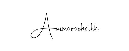 Enhance your business communications with Ammarasheikh signature in Andilay-7BmLP lettering. Clean, modern, and universally compatible. Ammarasheikh signature style 4 images and pictures png
