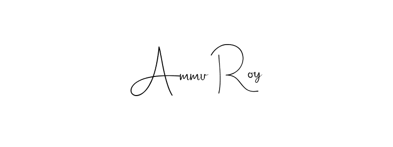 You can use this online signature creator to create a handwritten signature for the name Ammu Roy. This is the best online autograph maker. Ammu Roy signature style 4 images and pictures png