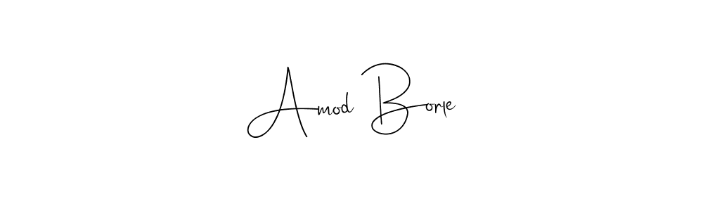 How to make Amod Borle signature? Andilay-7BmLP is a professional autograph style. Create handwritten signature for Amod Borle name. Amod Borle signature style 4 images and pictures png