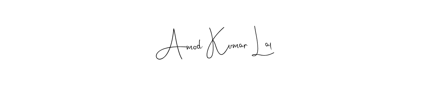 This is the best signature style for the Amod Kumar Lal name. Also you like these signature font (Andilay-7BmLP). Mix name signature. Amod Kumar Lal signature style 4 images and pictures png