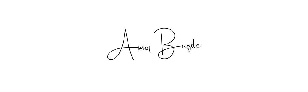 Amol Bagde stylish signature style. Best Handwritten Sign (Andilay-7BmLP) for my name. Handwritten Signature Collection Ideas for my name Amol Bagde. Amol Bagde signature style 4 images and pictures png