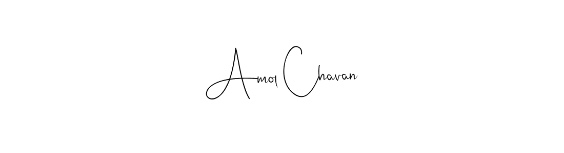 Also we have Amol Chavan name is the best signature style. Create professional handwritten signature collection using Andilay-7BmLP autograph style. Amol Chavan signature style 4 images and pictures png
