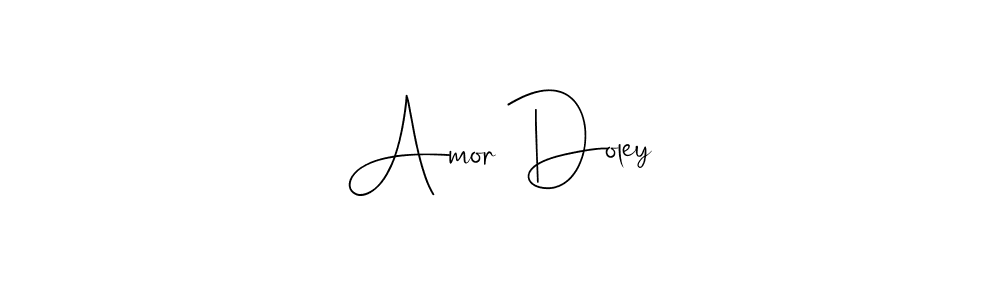 Use a signature maker to create a handwritten signature online. With this signature software, you can design (Andilay-7BmLP) your own signature for name Amor Doley. Amor Doley signature style 4 images and pictures png