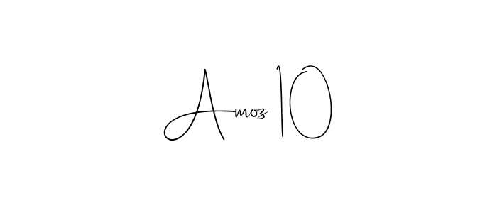 This is the best signature style for the Amoz 10 name. Also you like these signature font (Andilay-7BmLP). Mix name signature. Amoz 10 signature style 4 images and pictures png