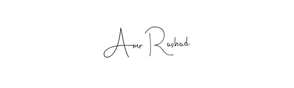 How to make Amr Rashad signature? Andilay-7BmLP is a professional autograph style. Create handwritten signature for Amr Rashad name. Amr Rashad signature style 4 images and pictures png