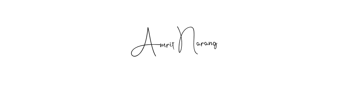 Andilay-7BmLP is a professional signature style that is perfect for those who want to add a touch of class to their signature. It is also a great choice for those who want to make their signature more unique. Get Amrit Narang name to fancy signature for free. Amrit Narang signature style 4 images and pictures png