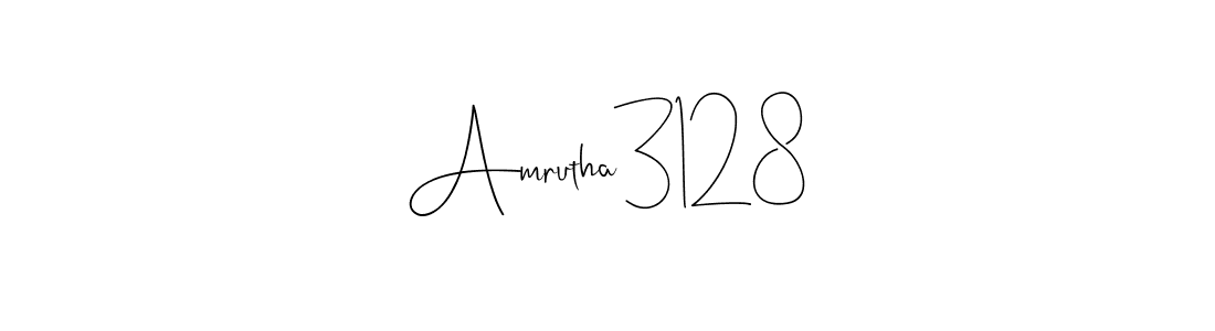 You can use this online signature creator to create a handwritten signature for the name Amrutha3128. This is the best online autograph maker. Amrutha3128 signature style 4 images and pictures png