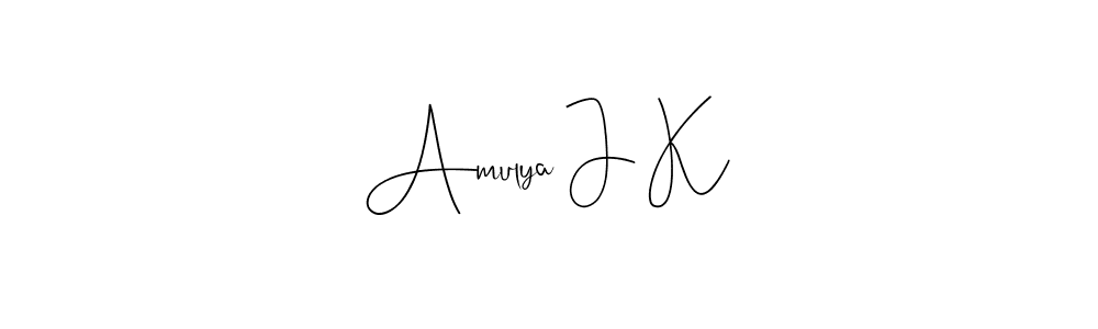It looks lik you need a new signature style for name Amulya J K. Design unique handwritten (Andilay-7BmLP) signature with our free signature maker in just a few clicks. Amulya J K signature style 4 images and pictures png