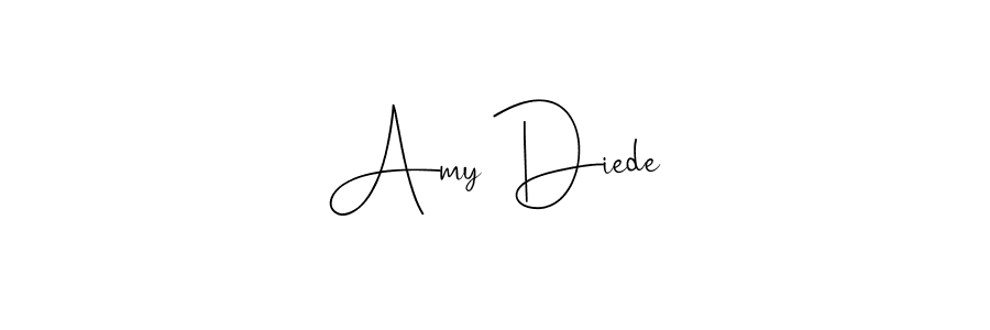 The best way (Andilay-7BmLP) to make a short signature is to pick only two or three words in your name. The name Amy Diede include a total of six letters. For converting this name. Amy Diede signature style 4 images and pictures png