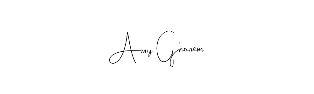 Use a signature maker to create a handwritten signature online. With this signature software, you can design (Andilay-7BmLP) your own signature for name Amy Ghanem. Amy Ghanem signature style 4 images and pictures png