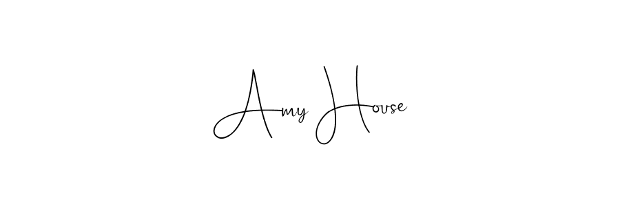 You should practise on your own different ways (Andilay-7BmLP) to write your name (Amy House) in signature. don't let someone else do it for you. Amy House signature style 4 images and pictures png