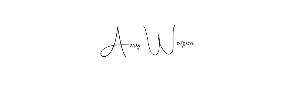 Make a short Amy Watson signature style. Manage your documents anywhere anytime using Andilay-7BmLP. Create and add eSignatures, submit forms, share and send files easily. Amy Watson signature style 4 images and pictures png
