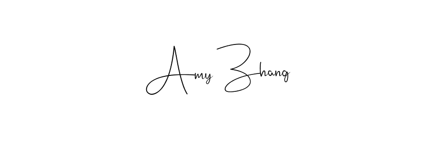 The best way (Andilay-7BmLP) to make a short signature is to pick only two or three words in your name. The name Amy Zhang include a total of six letters. For converting this name. Amy Zhang signature style 4 images and pictures png