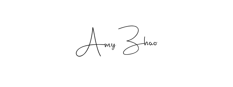 Design your own signature with our free online signature maker. With this signature software, you can create a handwritten (Andilay-7BmLP) signature for name Amy Zhao. Amy Zhao signature style 4 images and pictures png