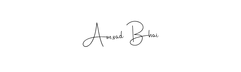 You can use this online signature creator to create a handwritten signature for the name Amzad Bhai. This is the best online autograph maker. Amzad Bhai signature style 4 images and pictures png