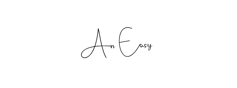 How to make An Easy  name signature. Use Andilay-7BmLP style for creating short signs online. This is the latest handwritten sign. An Easy  signature style 4 images and pictures png