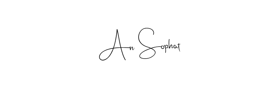 Design your own signature with our free online signature maker. With this signature software, you can create a handwritten (Andilay-7BmLP) signature for name An Sophat. An Sophat signature style 4 images and pictures png