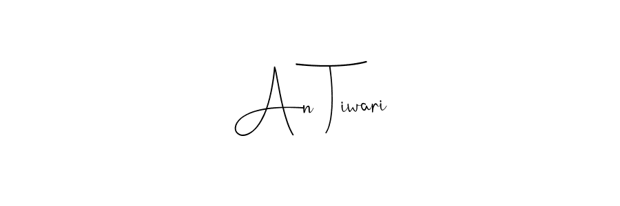 How to make An Tiwari name signature. Use Andilay-7BmLP style for creating short signs online. This is the latest handwritten sign. An Tiwari signature style 4 images and pictures png